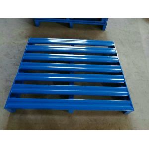 Buy cheap Customized 2 Way Steel Pallet warehouse pallet 500-2000 kg  Load Capacity from wholesalers