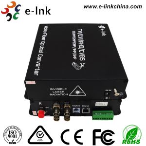 Buy cheap ST Fiber Interface Cctv To Ethernet Converter 4 Ch 1080P AHD Video 1 Ch 10/100M Ethernet from wholesalers