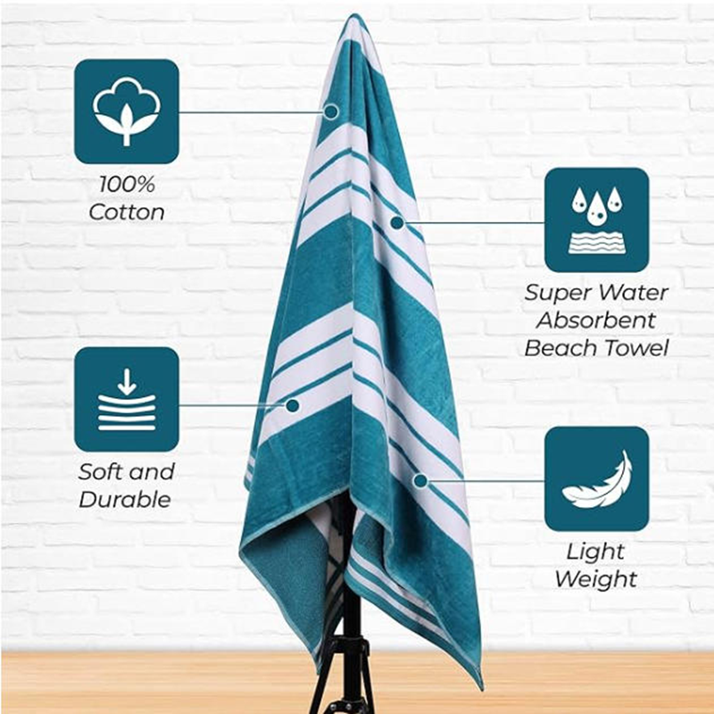 Buy cheap Yarn-Dyed Fade-Resistant Machine Washable Beach Towel and Bath Sheet for Luxury Comfort from wholesalers