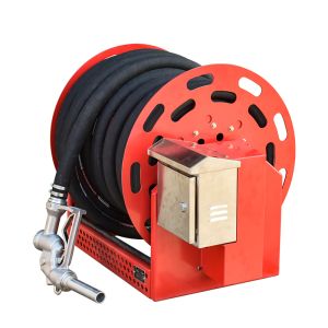 Buy cheap Certificate / Made in Hubei Mobile Mini Small 24v Motor Driven Fuel Reel Electric Hose Reel from wholesalers