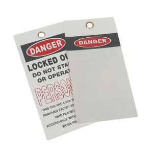 Customizable 146*76mm PVC Safety Tag with 0.25mm Thickness and CMYK Printing for