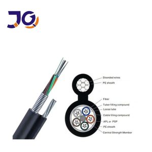 Buy cheap Aerial Single Mode Figure 8 Optical Cable GYTC8S 12 16 24 48 96 Core Fiber Optic Cable from wholesalers