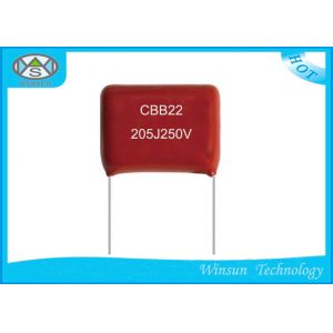 Buy cheap Pulse Metallized Polyester Film Capacitor CBB22 2 Microfarad Polypropylene Capacitor from wholesalers