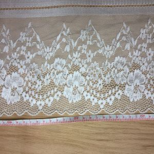 Buy cheap 36cm  wide 2017  New Fashion  Lace Border/ underwear cotton lace edge in Ivory and Black Color from wholesalers