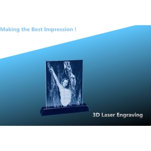 Buy cheap 3D laser CRYSTAL/crystal photo frame/laser engraving photo frame/photo frame product