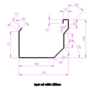 K Style Galvanized Steel Gutters Rolling Forming Machine