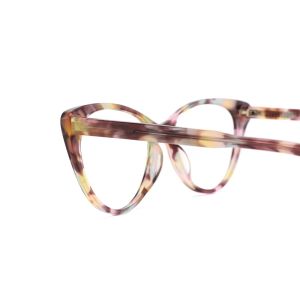 Buy cheap Eco Friendly Acetate Frame Glasses Women Cat Eye Optical Glasses Frame Bridge 16mm from wholesalers