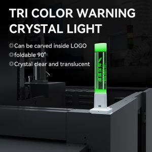 Machine Tool 3 Color Tower Stack Lights With 360° Beam Angle And 80 Ra Color