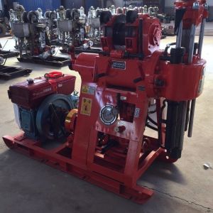 Buy cheap 200m Geological Geotechnical Prospecting Hydraulic Core Drilling Rig/Diesel Engine Geological Investigation Diamond Core Drilling Rig from wholesalers