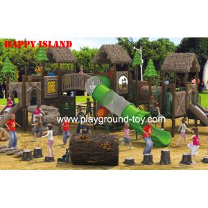 Buy cheap Natural Landscape New Design Children Playground Slide For Kids product