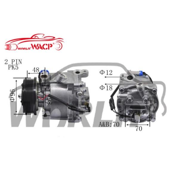 Buy cheap Automotive AC Compressor For Chevrolet Tracker For Onix For Aveo 52093071 52039087 WXCV052 from wholesalers