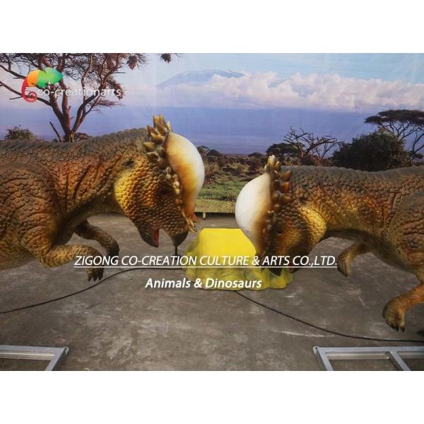 Theme Park 3M Animatronic Dinsoaur Life Size Pachycephalosaurus For Amusement Park