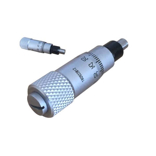 Quality Micrometer Head 0-0.25" Range 0.001" Graduation ±0.0002" Accuracy Flat Face Plain Thimble for sale