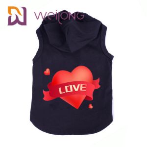 Buy cheap Autumn Sleeveless Cat Dog Printed Pet Hoodie Dog And Cat Clothes from wholesalers
