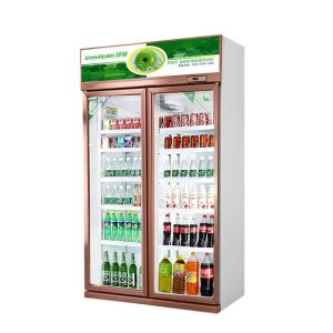 Buy cheap Eco Friendly Commercial Vertical Glass Display Coolers For Beverage from wholesalers