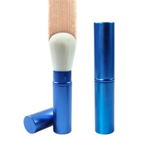 China Blue Color Single Face Powder Brush Well Designed With Multi Function on sale