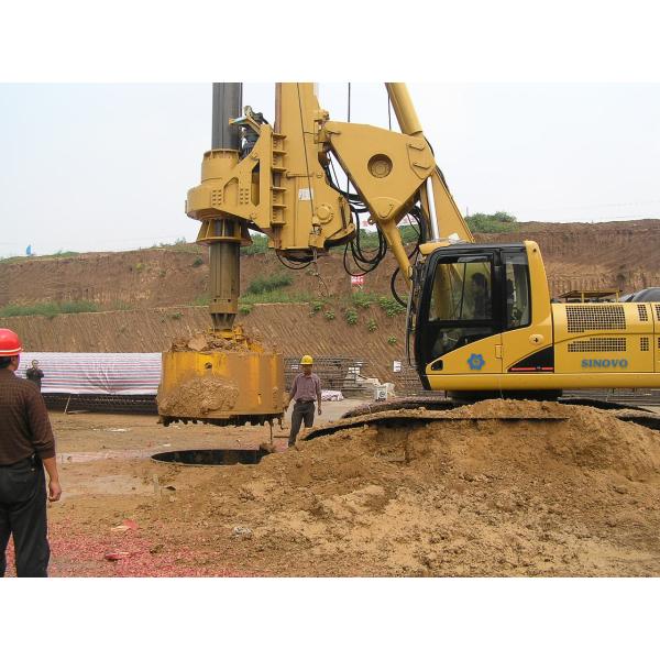 Buy cheap Max Torque 220kN.m CAT Chassis Foundation Machinery Bored Hydraulic Piling Rig Machine from wholesalers