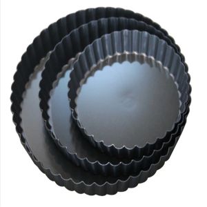 Buy cheap                  Rk Bakeware China- Hard Anodized Aluminum Loose Base Fluted Quiche Pan              from wholesalers