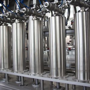 Automatic Bbq Sauce Bottling Equipment Pneumatic Piston Liquid Paste Filling