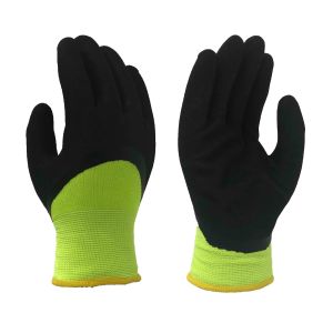 Buy cheap 7 Gauge Hi-viz Acrylic Winter Work Gloves from wholesalers