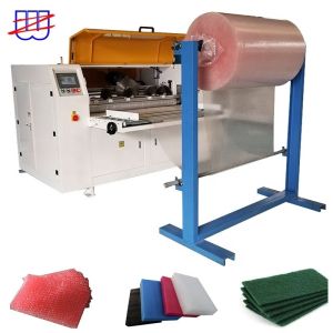 Buy cheap EPE Foam EVA Sponge Abrasive Pad Cutting Machine with 6 kW Power and Precise Cutting from wholesalers