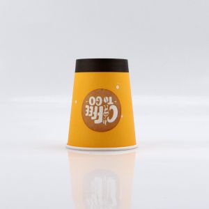 Buy cheap Printing Single Wall Paper Cups Customized Hot Coffee Paper Cup With Lid from wholesalers