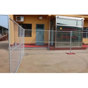 6ft x 12ft ,8ft x 12ft, 4ft x 12ft temporary chain link fence mesh 2"x2"/(50mm x