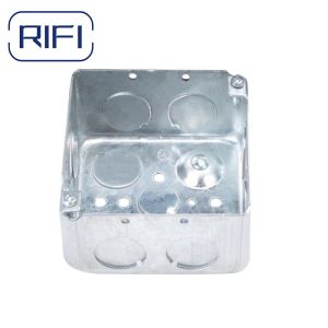 EMT Conduit Fittings 2 Gang 5X5 Handy Box Metal Electrical Box Wire Box