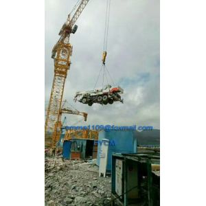 Buy cheap 12tons QTZ7032 Construction Tower Crane Top Slewing type with VFD Control from wholesalers