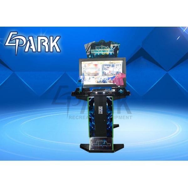 Buy cheap 2 Players Shooting Arcade Machines 42 inch Ultra FirePower Three in One Shooting Machine simulator game machine from wholesalers