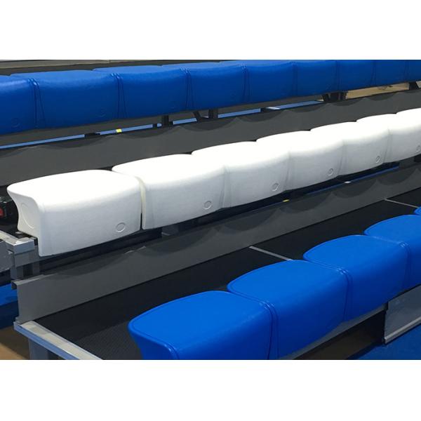 Buy cheap Manually Operated Retractable Modular Grandstands High School Telescopic Gym Bleachers from wholesalers