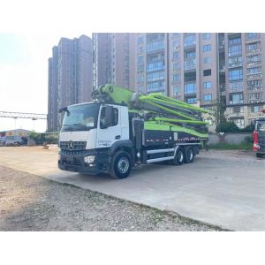China Zoomlion 2020 Used 52m Cement Pump Truck ZLJ5353THBBE With Benz Chassis on sale
