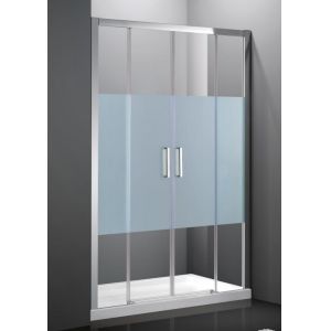 Buy cheap Glass Bathroom Shower Room， Folding Shower Screen With Aluminum Frame from wholesalers