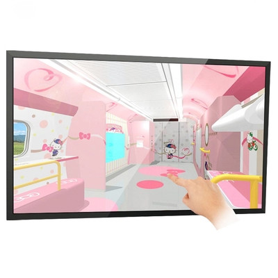 Quality LCD Window Display With High Brightness And Anti-Glare Screen Interior TV With Android OS for sale