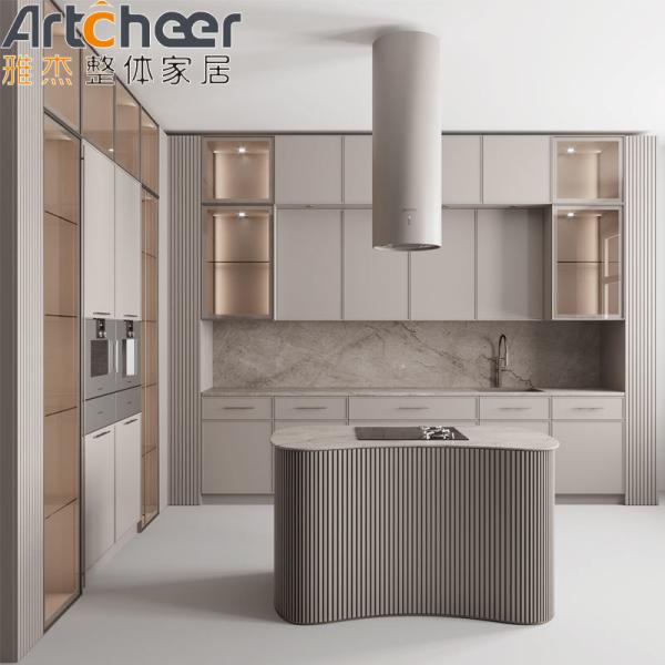 Buy cheap Vintage Modular Kitchen Cabinets With Solid Wood Material And Complete Set By Cucina from wholesalers