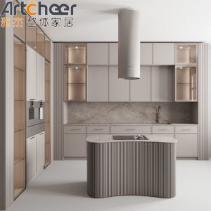 Buy cheap Vintage Modular Kitchen Cabinets With Solid Wood Material And Complete Set By Cucina from wholesalers