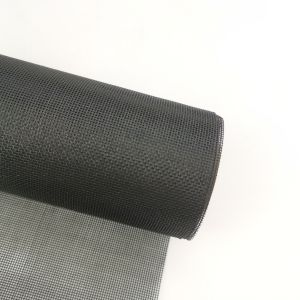 Buy cheap 280g/m2 Black Or Grey PET Mesh Screen Roll 1-3m Wide 30m To 100m Long from wholesalers