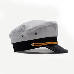 Buy cheap Flat Top Military Cap Medium/Custom Crown All Seasons Solid/Custom Military Cadet Cap from wholesalers
