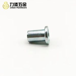Buy cheap Hex socket T head cap screw black zinc plated sleeve connector fix bolt from wholesalers