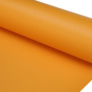 Buy cheap 700G PVC Ventilation Duct Yellow And Black Mesh Fabric Anti Static Vinyl Coated Fabric from wholesalers