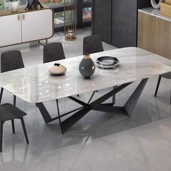 Buy cheap Modern Home Furniture Dinning Room Table Sets Luxury Dining Table And Chair Set Table With Chairs from wholesalers