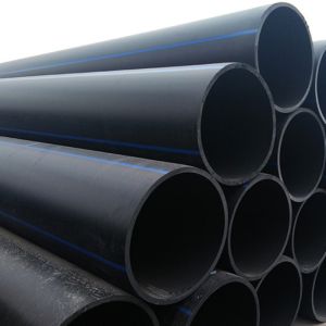 Buy cheap 14001 Certified HDPE Water Supply Pipes with Blue Stripe from wholesalers
