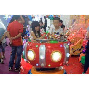 Buy cheap Amusement Park Arcade Carousel Kiddie Ride With Rail Trackless Train from wholesalers
