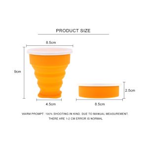 Buy cheap BPA Free Food Grade Silicone Retractable Cup 200ML For Travelling from wholesalers