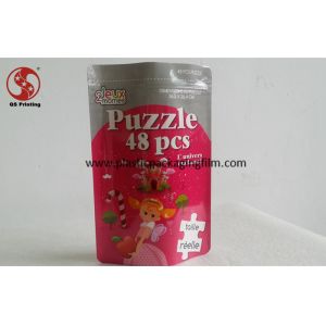 Buy cheap Resealable Waterproof Eco Friendly Stand Up Pouches With Zip Lock And Tearing product