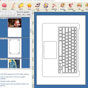 Odm Laptop Skin Making Machine Custom Skin Software And Graph Plotter