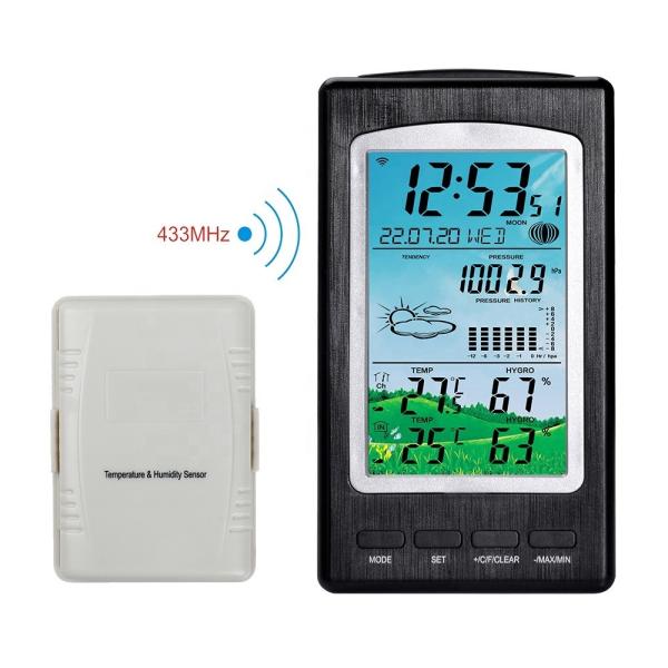 Buy cheap Accurate Temperature And Humidity Display On Wireless Weather Station For All Needs from wholesalers