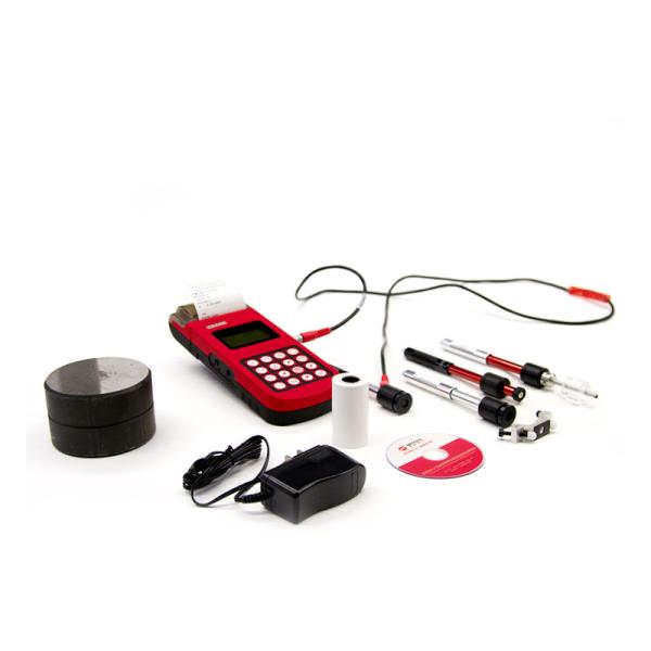 Red Color Portable Hardness Tester User Calibration Function With Large Screen