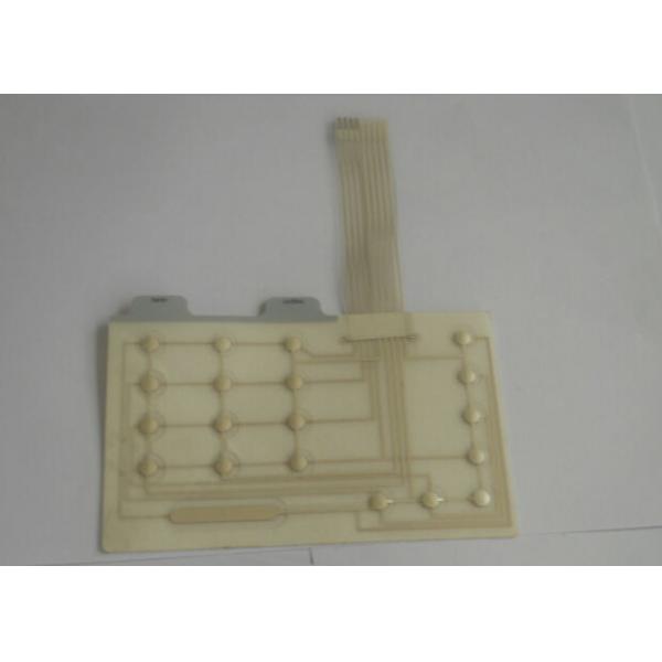 Metal Dome PCB Membrane Switch Keyboard FPC In Communication / Industrial
