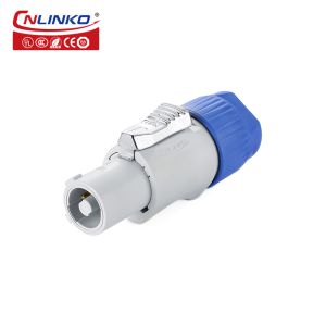 Buy cheap CNLINKO PowerCon Grey PBT Shell 3 Pole Power Connector Ip68 Waterproof Plug Socket from wholesalers